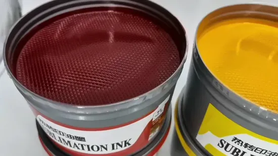 Inchiostro sublimatico CMYK ecologico originale al 100% cinese per la stampa offset